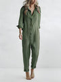 Lässiger Damen Jumpsuit mit Knopfverschluss - Amira