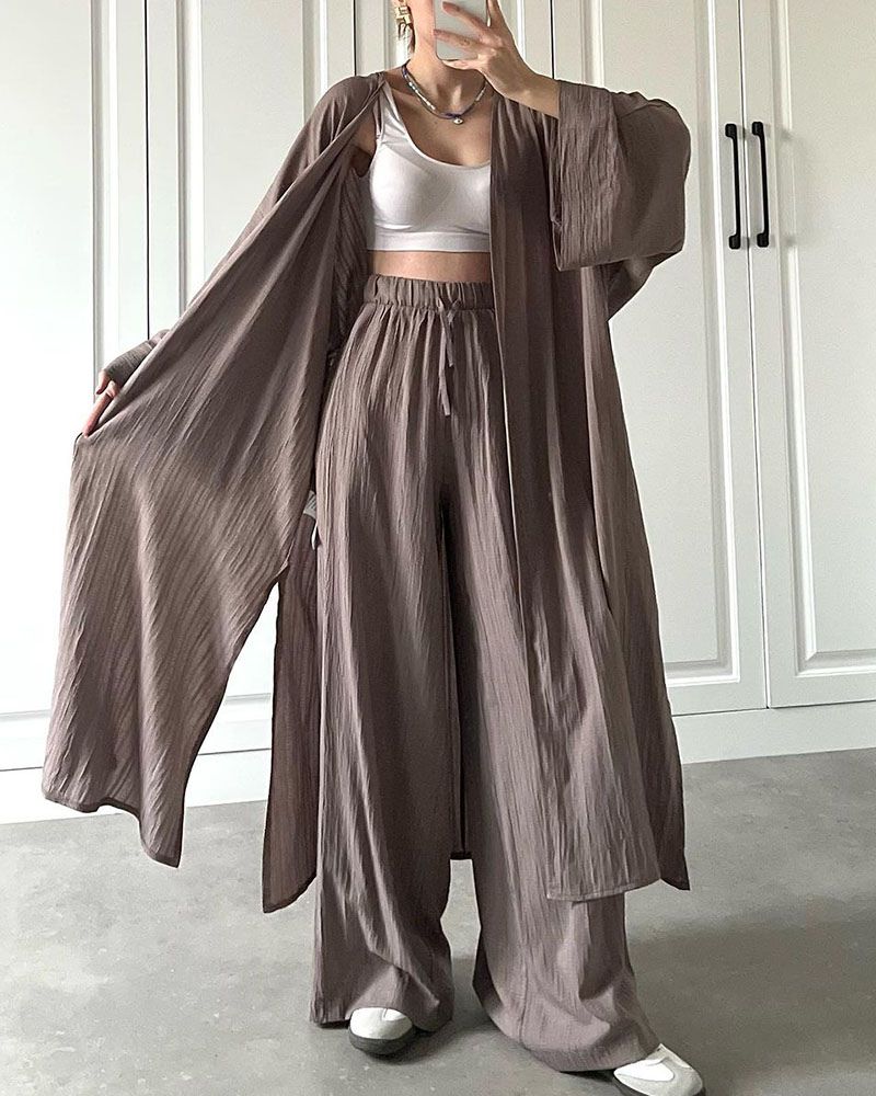 Legeres zweiteiliges Set für Damen mit Jacke und Hose - Thalia