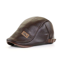 Retro Herren Lederbaskenmütze - HeritageCap