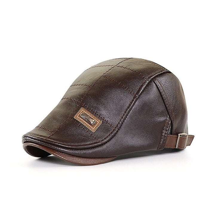Retro Herren Lederbaskenmütze - HeritageCap