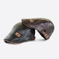 Retro Herren Lederbaskenmütze - HeritageCap
