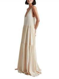 Stylish maxi dress with flowing cut - Liana