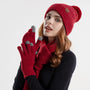 Trendiges Damen Wintermützen-Set - Lara