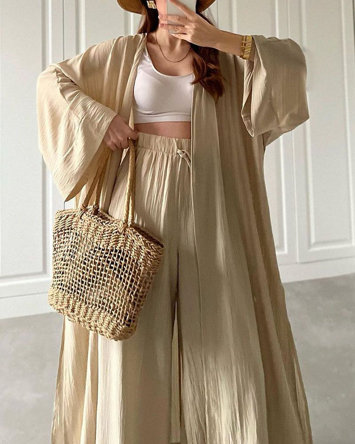 Legeres zweiteiliges Set für Damen mit Jacke und Hose - Thalia
