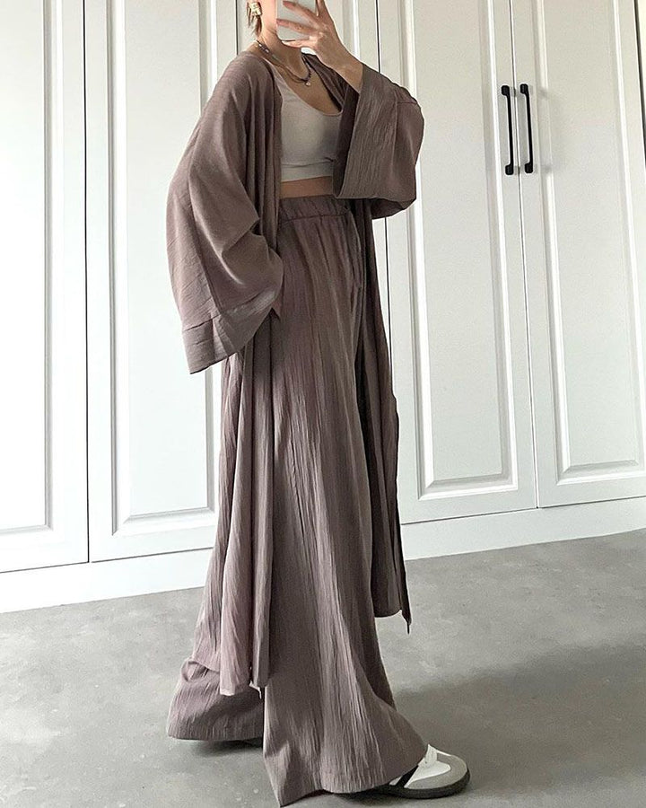 Legeres zweiteiliges Set für Damen mit Jacke und Hose - Thalia