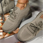 Luftdurchlässige Chunky-Damensneaker mit Schnürung – Saphira