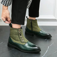 Luxuriöse Herren-Lederstiefel - Levi