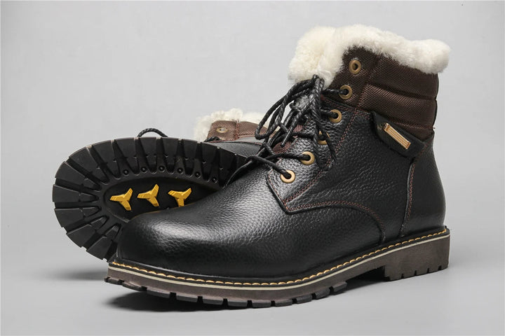 Leder-Winterstiefel | Mit herrlich warmem Wollfutter