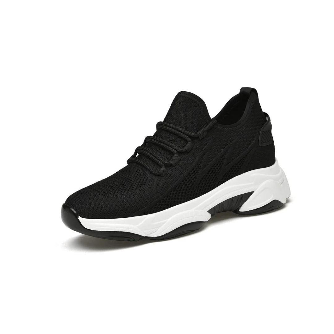 Diskrete, erhöhende Herrensneaker mit Stil - MaxLift Boost
