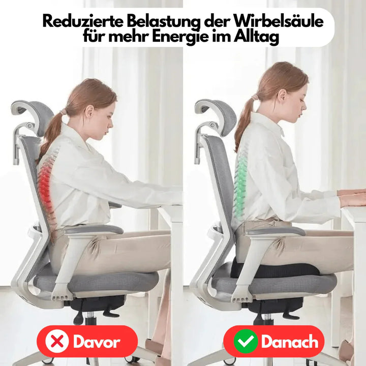 Orthopädisches 4D-Sitzkissen - PosturePlus