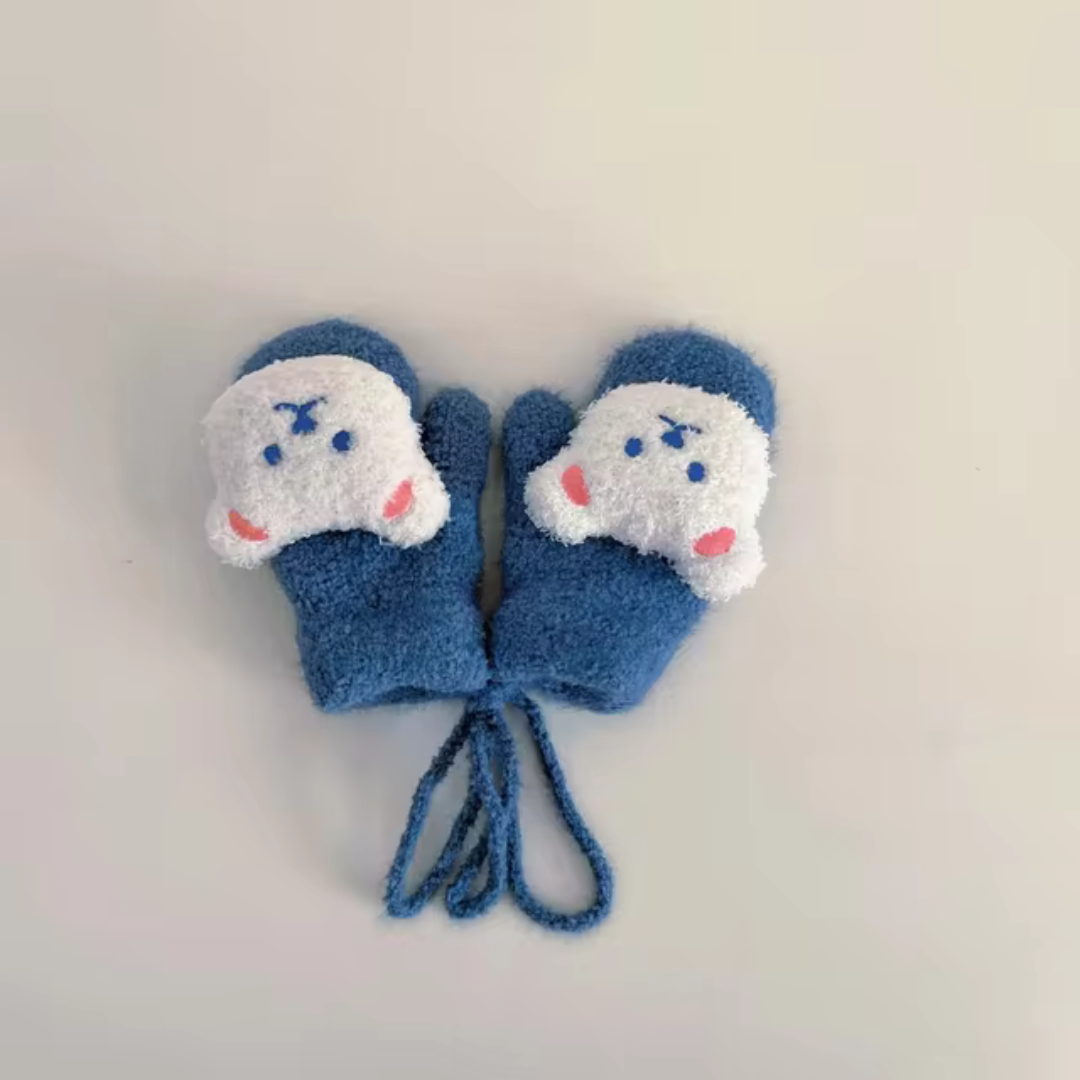 Children's Mittens with Bear Face – TinyBear Mittens