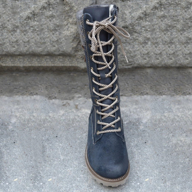 Stilvolle Hohe Damen-Winterstiefel - Nora