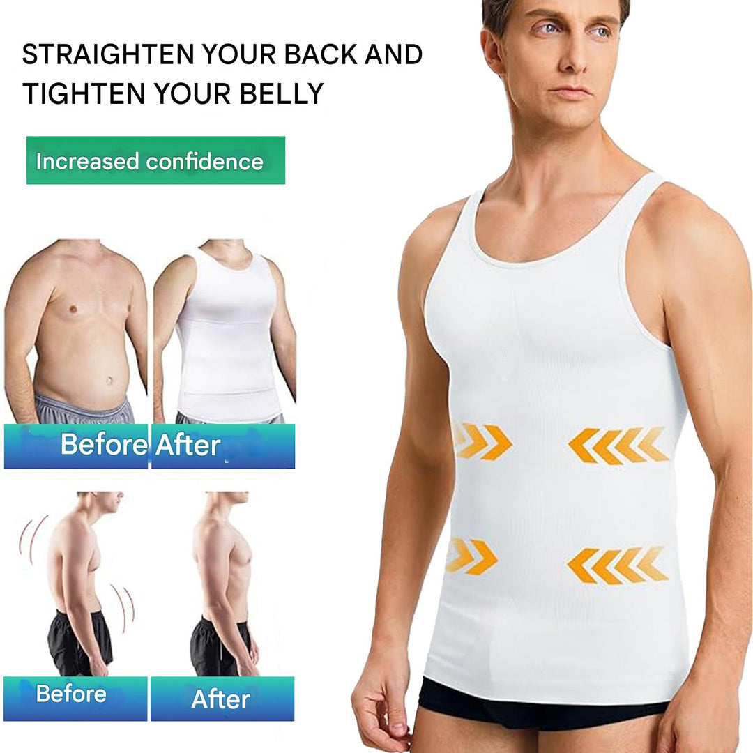 Korrigierendes Herrenhemd mit Shaping-Effekt – Noah