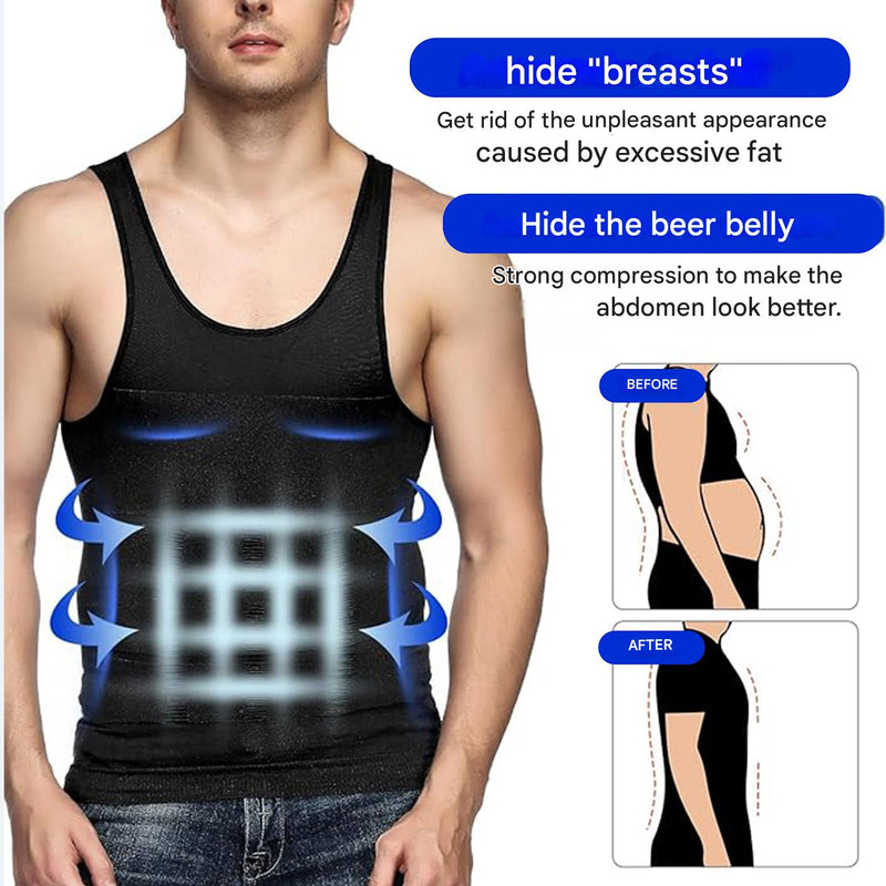 Korrigierendes Herrenhemd mit Shaping-Effekt – Noah
