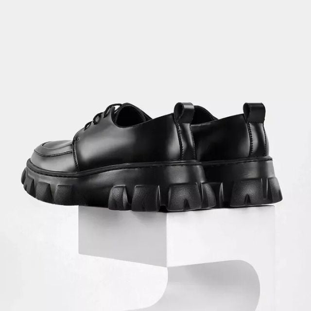 Stilvolle Derbyschuhe mit Dicker Sohle - Ethan