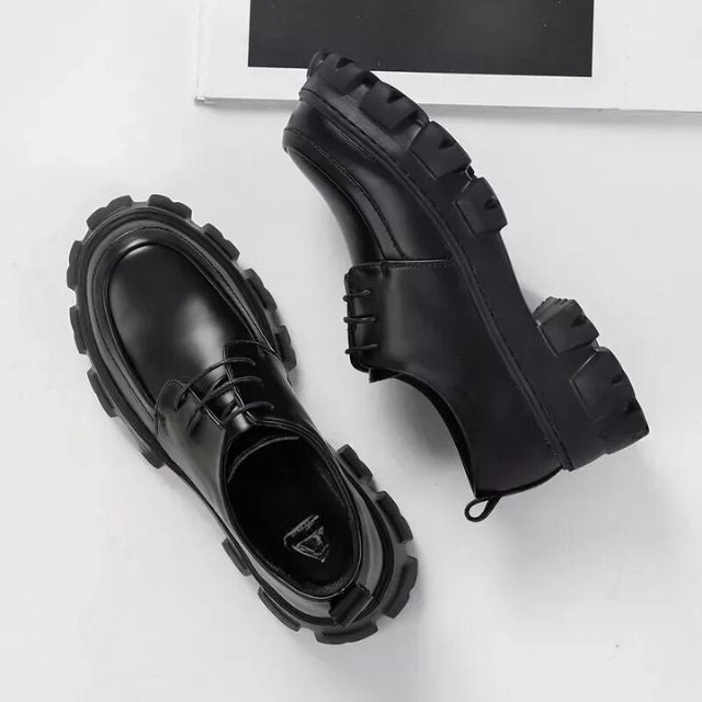 Moderne Lederschuhe mit Dicker Sohle - Ethan