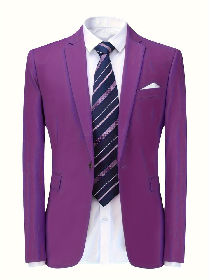 Klassischer einfarbiger Herrenblazer - Floris
