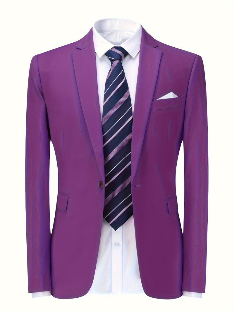 Klassischer einfarbiger Herrenblazer - Floris