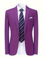 Klassischer einfarbiger Herrenblazer - Floris