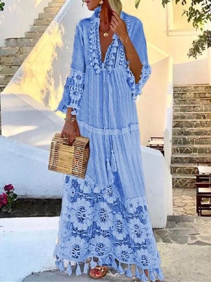 Stilvolles Ibiza-Kleid Damen – Elina