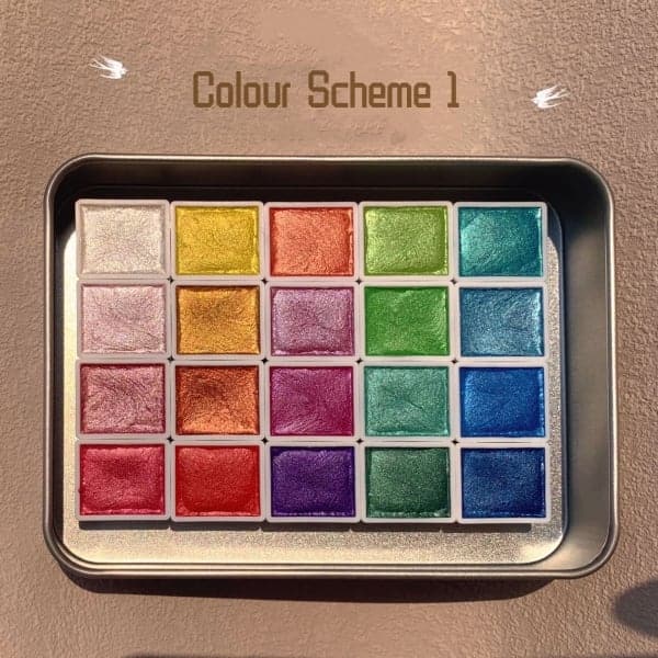 Mehrfarbiges Aquarellfarben-Set - ColorCrafter