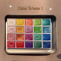 Mehrfarbiges Aquarellfarben-Set - ColorCrafter