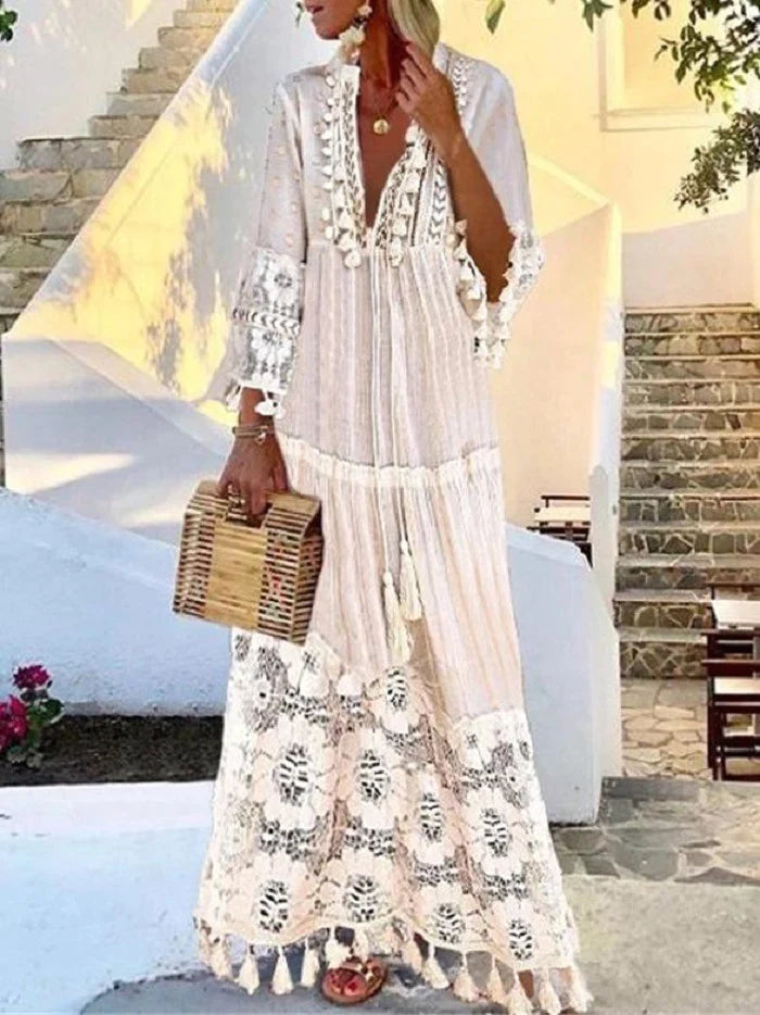 Stilvolles Ibiza-Kleid Damen – Elina