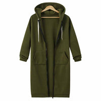 Lässige Lange Damenweste - CozyZip