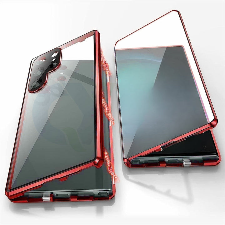 Magnetische dubbelzijdige Glasschermbeschermhoes – ClearLock (1+1 GRATIS)