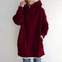 Bequemer Damenpullover mit Kapuze - ComfyHood