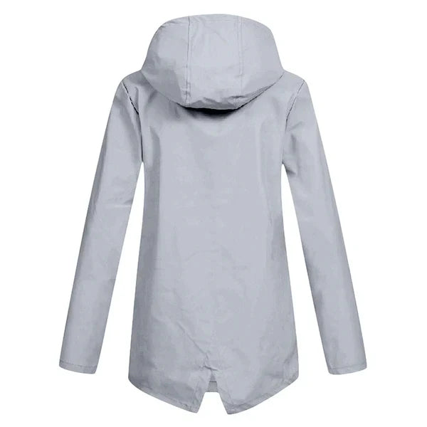 Trendy Dames Regenjas met Capuchon - Liora