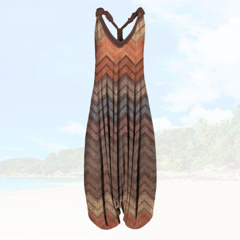 Sommerlicher Damen-Jumpsuit mit lockerem Schnitt – Elenya