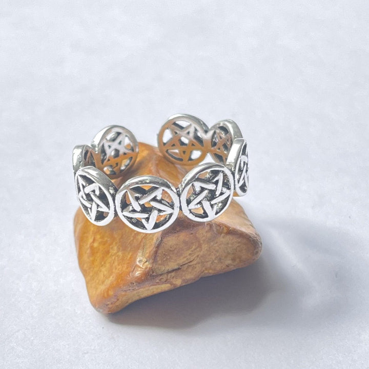 Tibetischer Pentagramm Ring | Ein symbolischer und stilvoller Ring