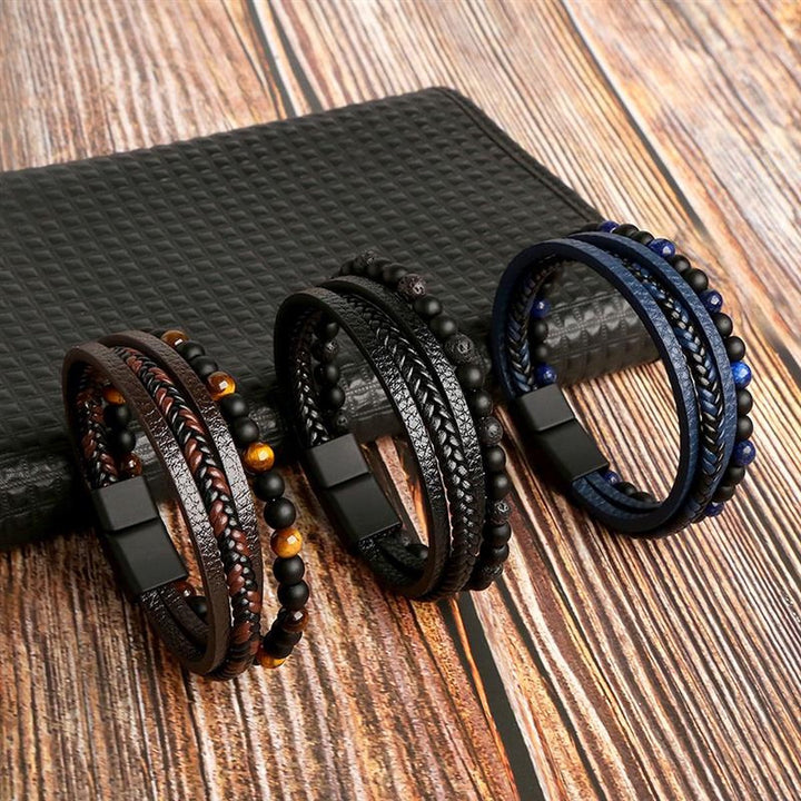 Lederarmband-Set für Herren - Armand
