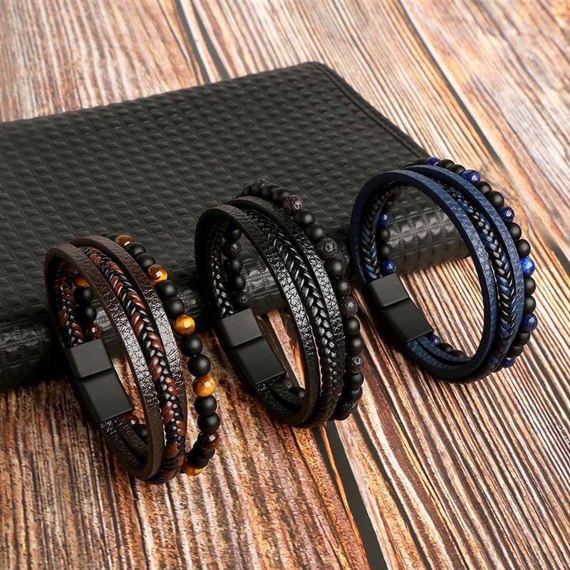Lederarmband-Set für Herren - Armand