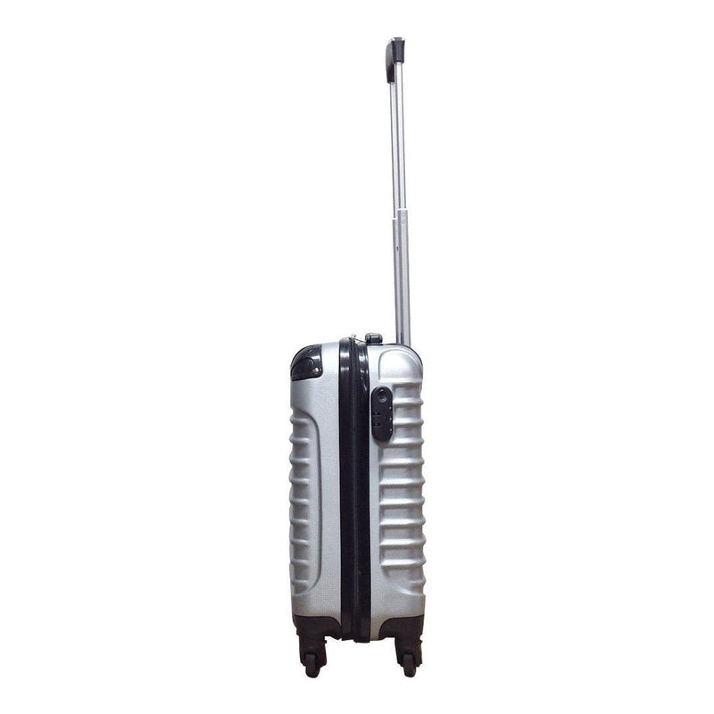 2-Delige Hardshell Kofferset – Milano Zilver
