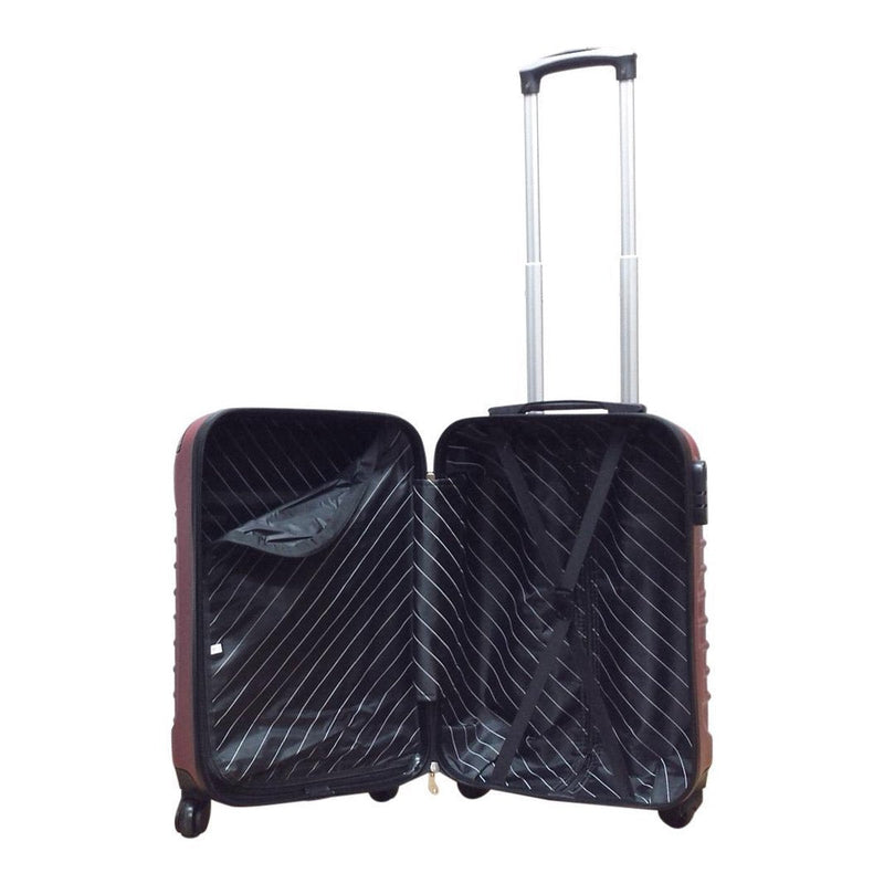 2-delige Hardshell Kofferset – Siena Rosso