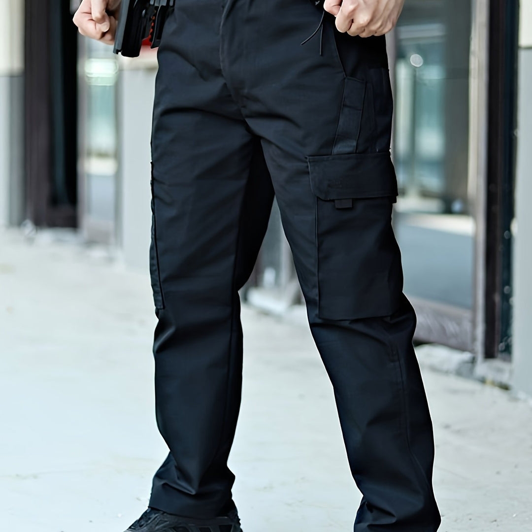 Trendige Unifarbene Herren Cargo Hose - Lars