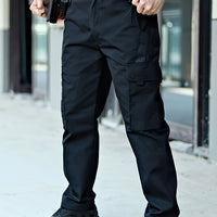 Trendige Unifarbene Herren Cargo Hose - Lars