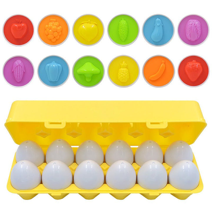 Buntes und lehrreiches Eier-Set - ColorMatch