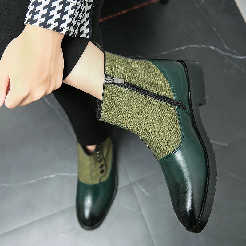 Luxuriöse Herren-Lederstiefel - Levi