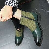 Luxuriöse Herren-Lederstiefel - Levi