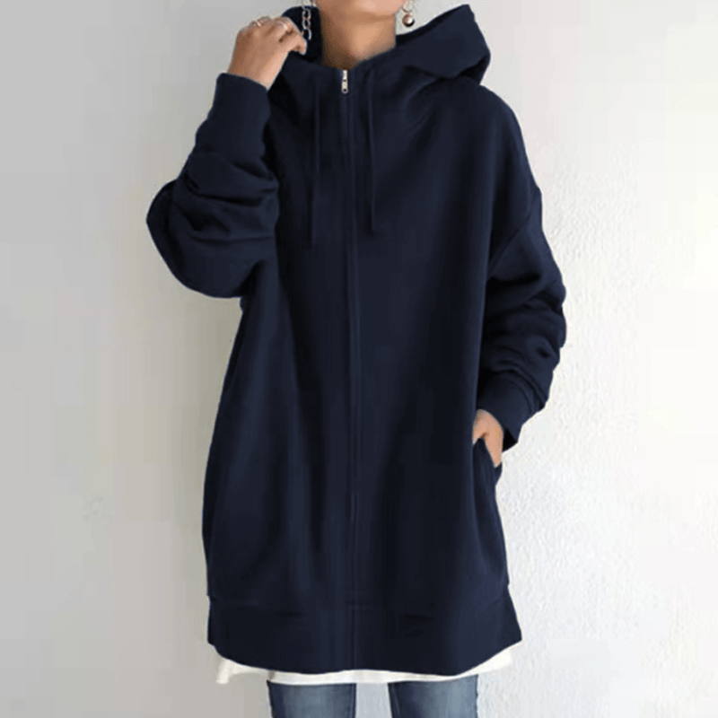 Bequemer Damenpullover mit Kapuze - ComfyHood