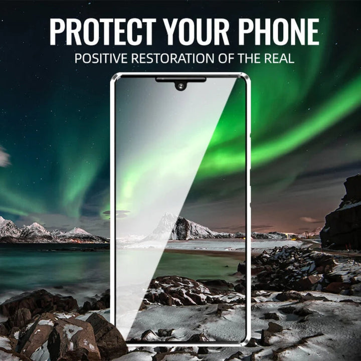 Magnetische dubbelzijdige Glasschermbeschermhoes – ClearLock (1+1 GRATIS)