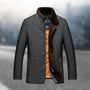 Jack Cohen Inspiriert | Klassische gesteppte Fleece-Herrenjacke