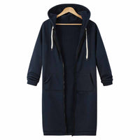 Lässige Lange Damenweste - CozyZip