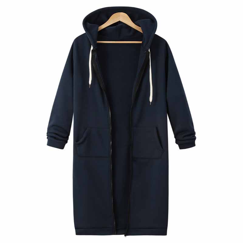 Lässige Lange Damenweste - CozyZip