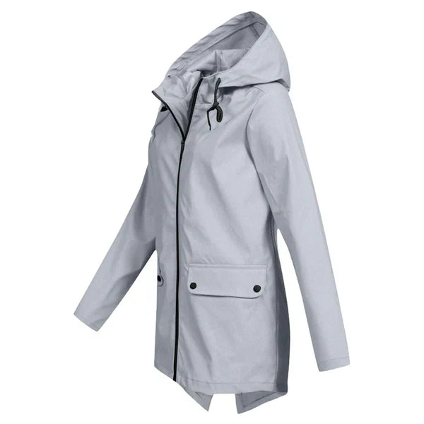 Trendy Dames Regenjas met Capuchon - Liora