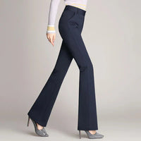 Schlanke Ausgestellte High Waist Hose – Mila