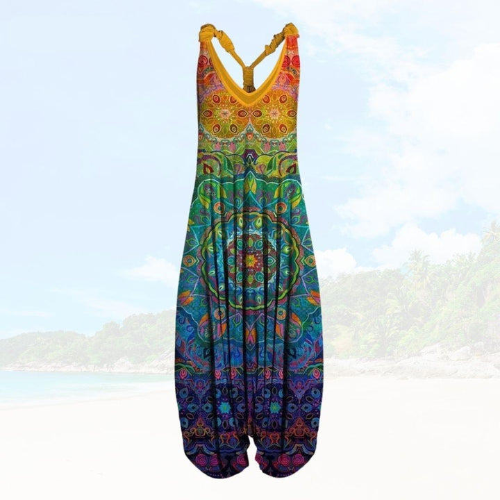 Sommerlicher Damen-Jumpsuit mit lockerem Schnitt – Elenya